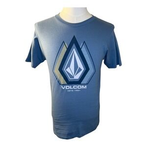 Volcom Graphic T-Shirt Est. 1991 Logo Tee Short‎ Sleeve Top Small NWT